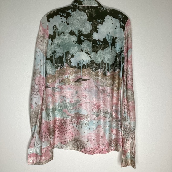 Vintage Lady Arrow Top Forest Scene Dagger Collar 10 - Picture 2 of 7